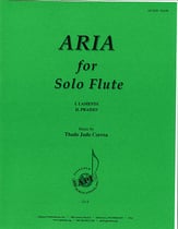 Aria for Solo Flute Unaccompanied cover